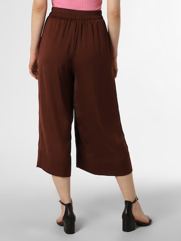 SECOND FEMALE Wide leg Pleat-Front Pants 'Minga' in Red
