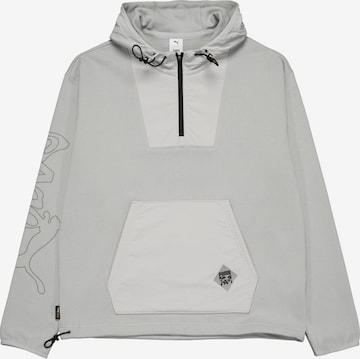 PUMA Athletic Sweatshirt in Grey: front