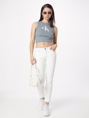 Calvin Klein Slimfit Jeansy w kolorze biały