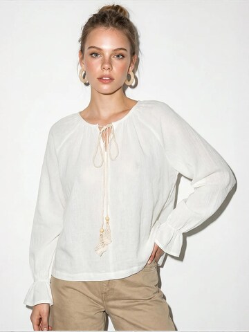 Bianco Lucci Bluse 'Blusen'‌‌‌‌‌‌‌ in Braun