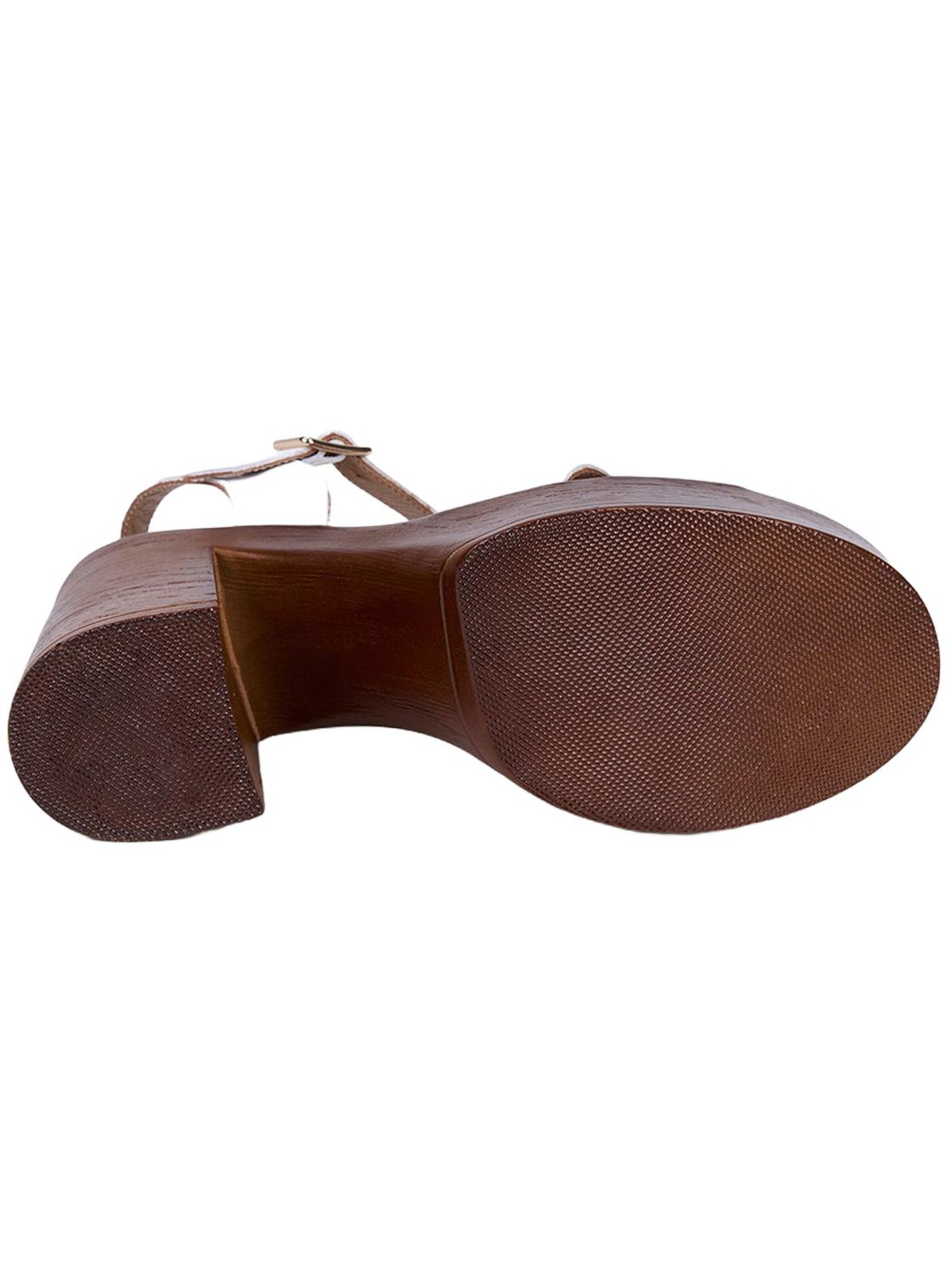 Desa Strap sandal 'Sandalen mit Blockabsatz' in White