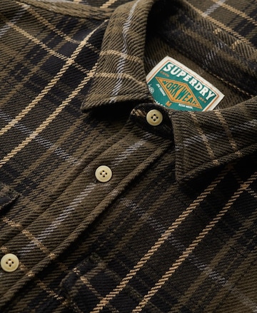Superdry & Co Regular fit Button Up Shirt in Green
