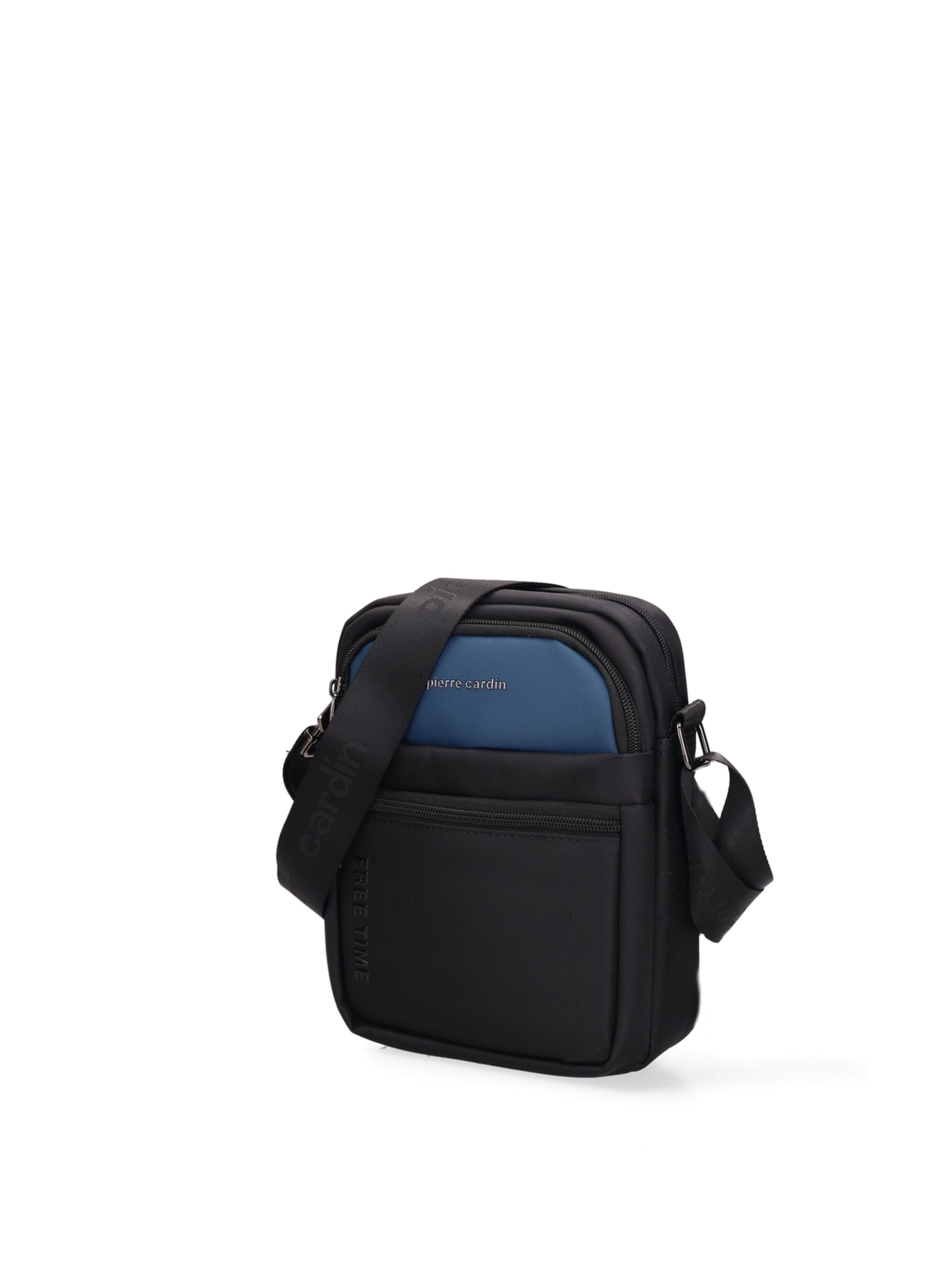 PIERRE CARDIN Crossbody Bag in Black: front