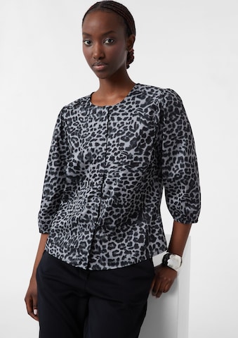 COMMA Bluse in Schwarz: Vorderseite