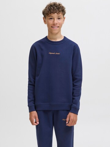 Jack & Jones Junior Sweatshirt in Blue: front