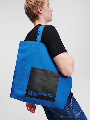 KARL LAGERFELD JEANS Μεγάλη τσάντα σε μπλε