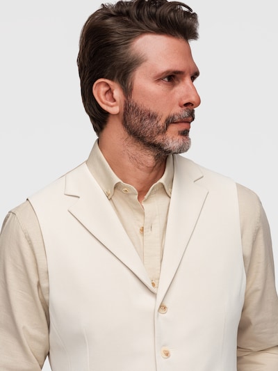 Ombre Gilet in 46 in de kleur Ecru, Productweergave