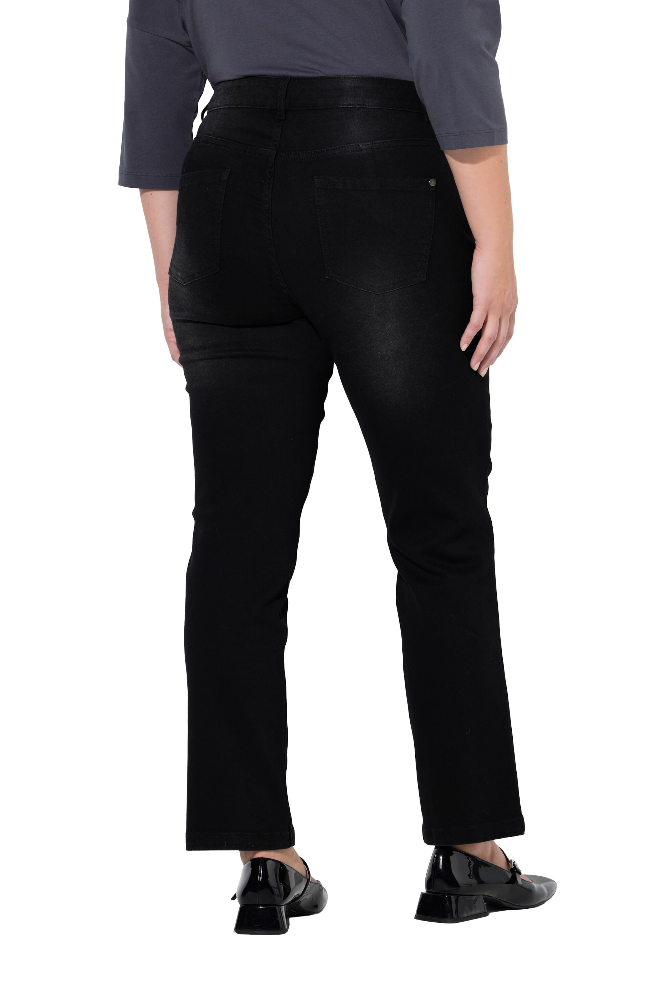 MIAMODA Regular Jeans in Zwart