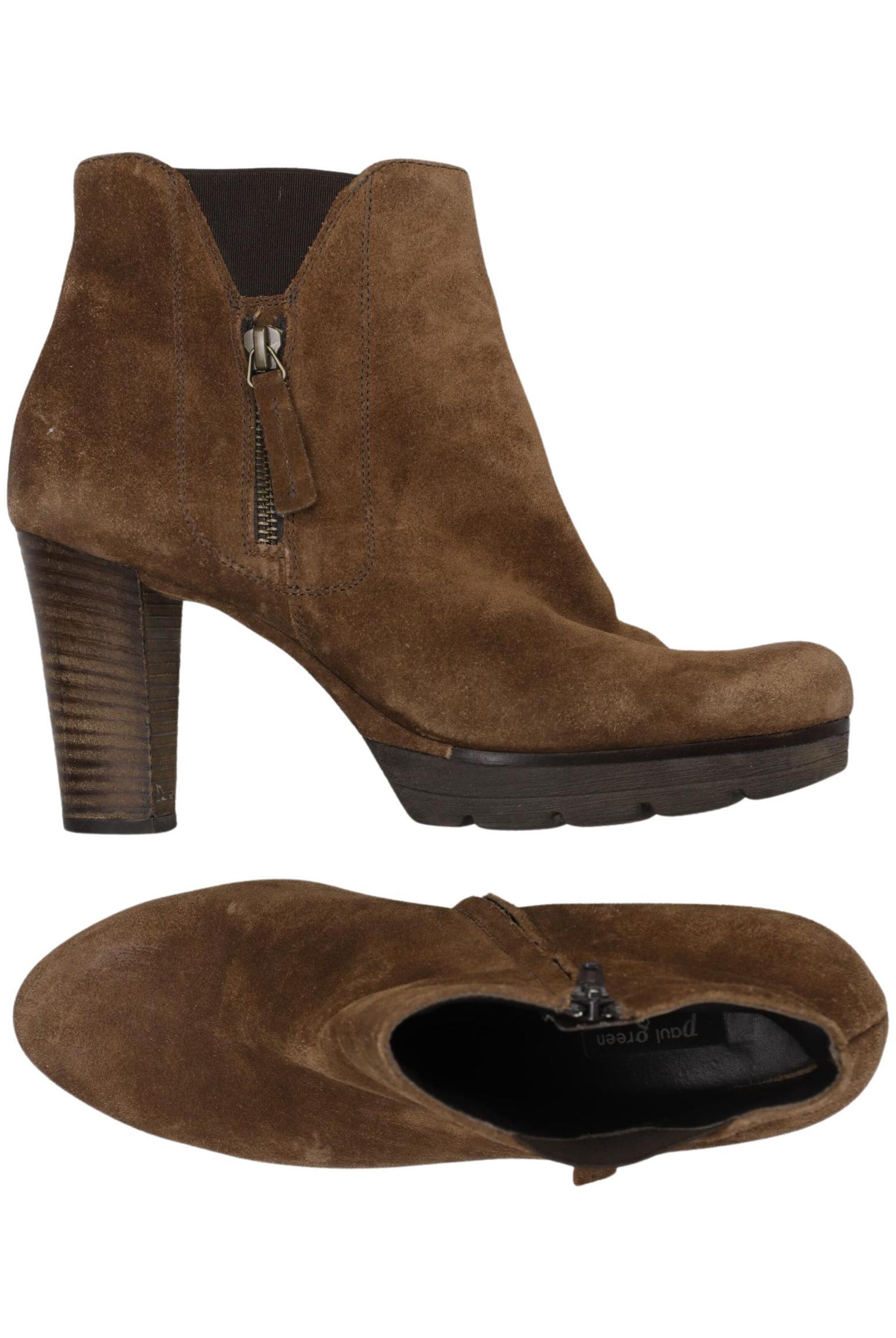 Paul Green Velour Stiefeletten Braun Paul Green 8125-015