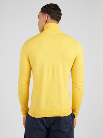 HUGO Red Пуловер 'San Thomas' в жълто