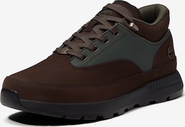 TIMBERLAND Sportig knytsko i brun: framsida