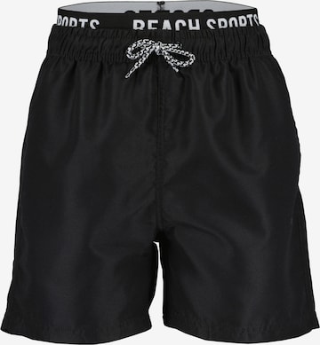 BLUE SEVEN Swimming shorts in Black: front