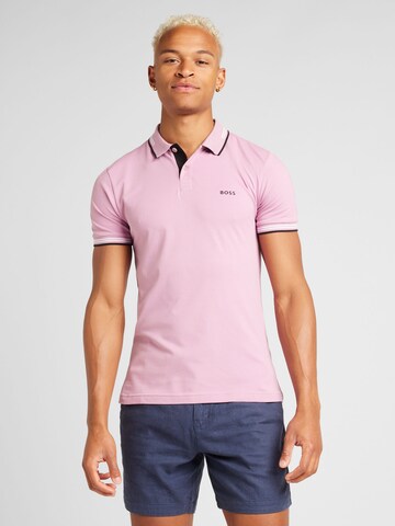 BOSS Poloshirt 'Paul' in Lila: Vorderseite