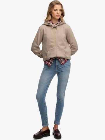 Superdry - Casaco em moletão 'ESSENTIAL' em cinzento