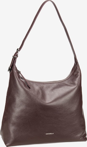 Coccinelle Shoulder Bag 'Gleen' in Brown: front