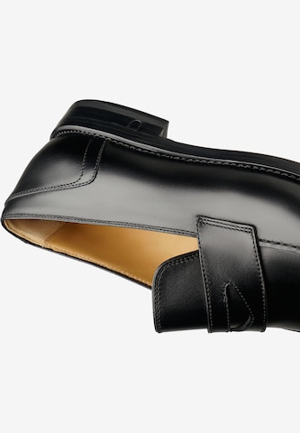 Henry Stevens Loafer Rahmengenäht 'Haywood PL' in Schwarz