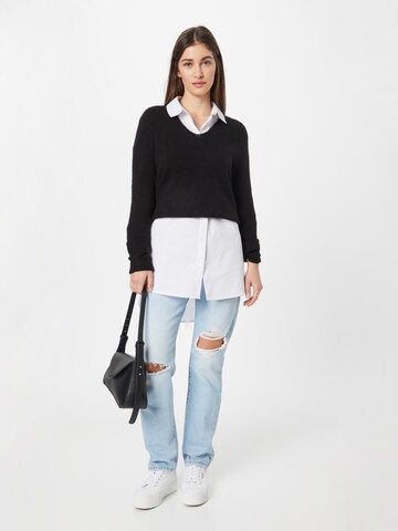 VERO MODA Sweter 'NEW WIND' w kolorze czarny