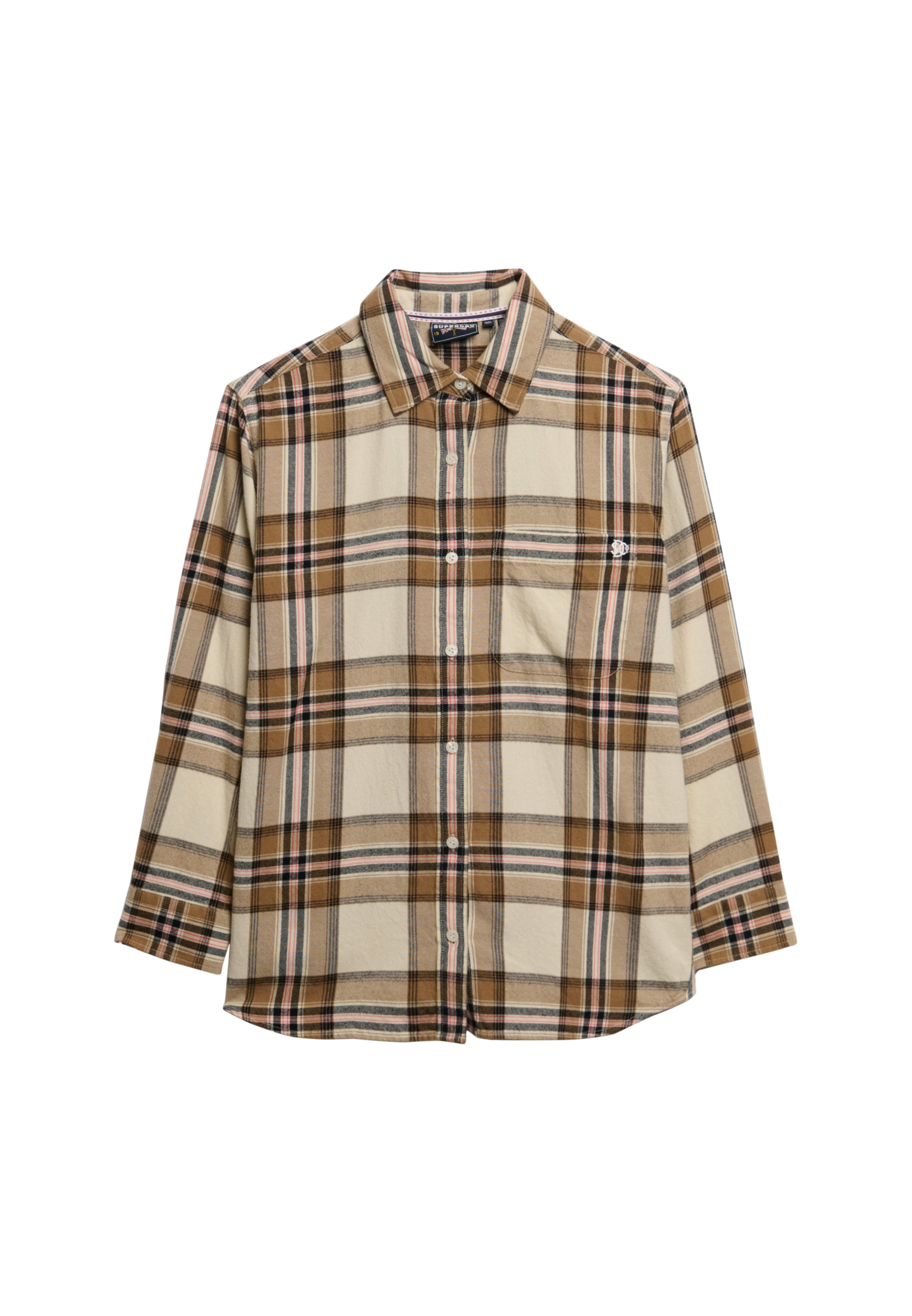 Superdry Blouse in Beige: voorkant