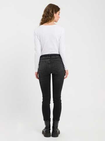 Cross Jeans Slim fit Jeans ' Janelle ' in Black