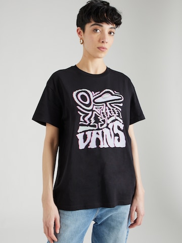 T-shirt VANS en noir : devant