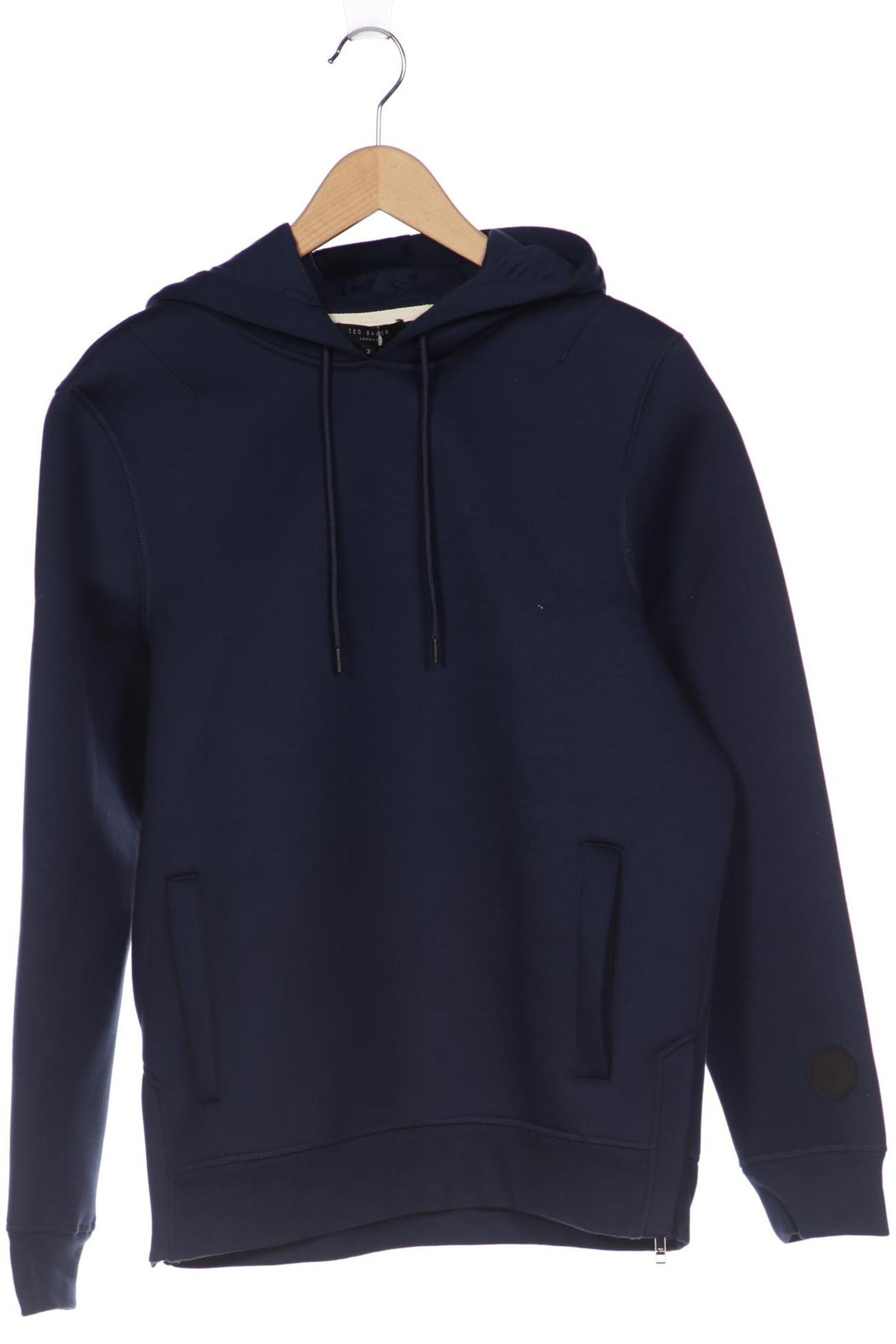 Ted Baker Kapuzenpullover M in Blau: Vorderseite
