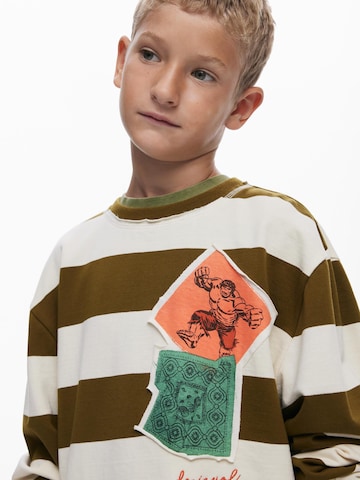 Desigual - Camiseta en verde