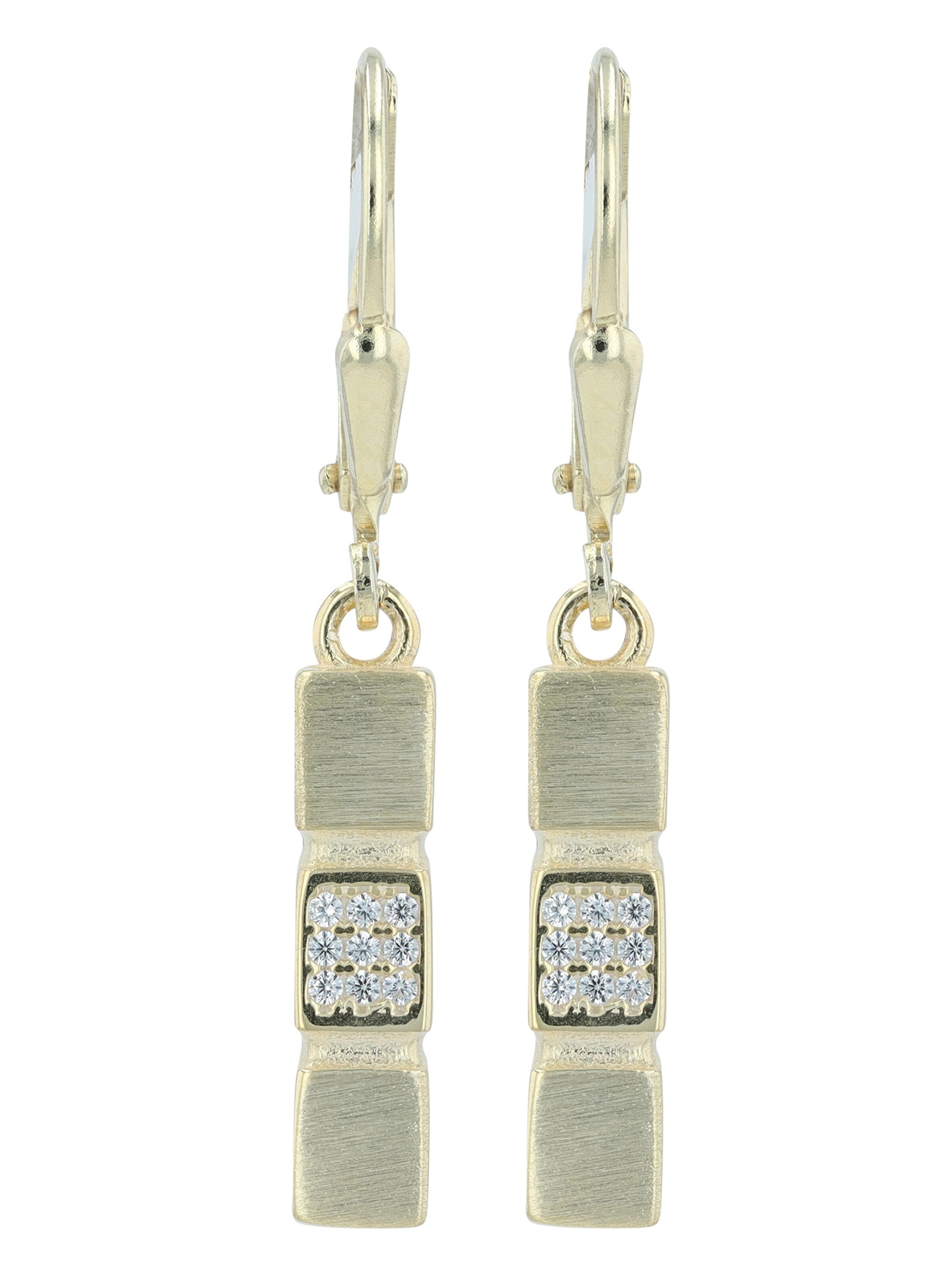 Akzent Earrings 'langlebig' in Gold: front