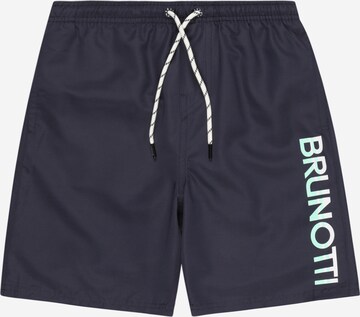 Maillot de bain de sport 'Hesty' Brunotti Kids en bleu : devant