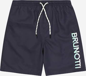 Brunotti Kids Sportowa moda plażowa 'Hesty' w kolorze niebieski: przód