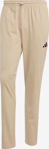 Regular Pantalon de sport ADIDAS SPORTSWEAR en beige : devant