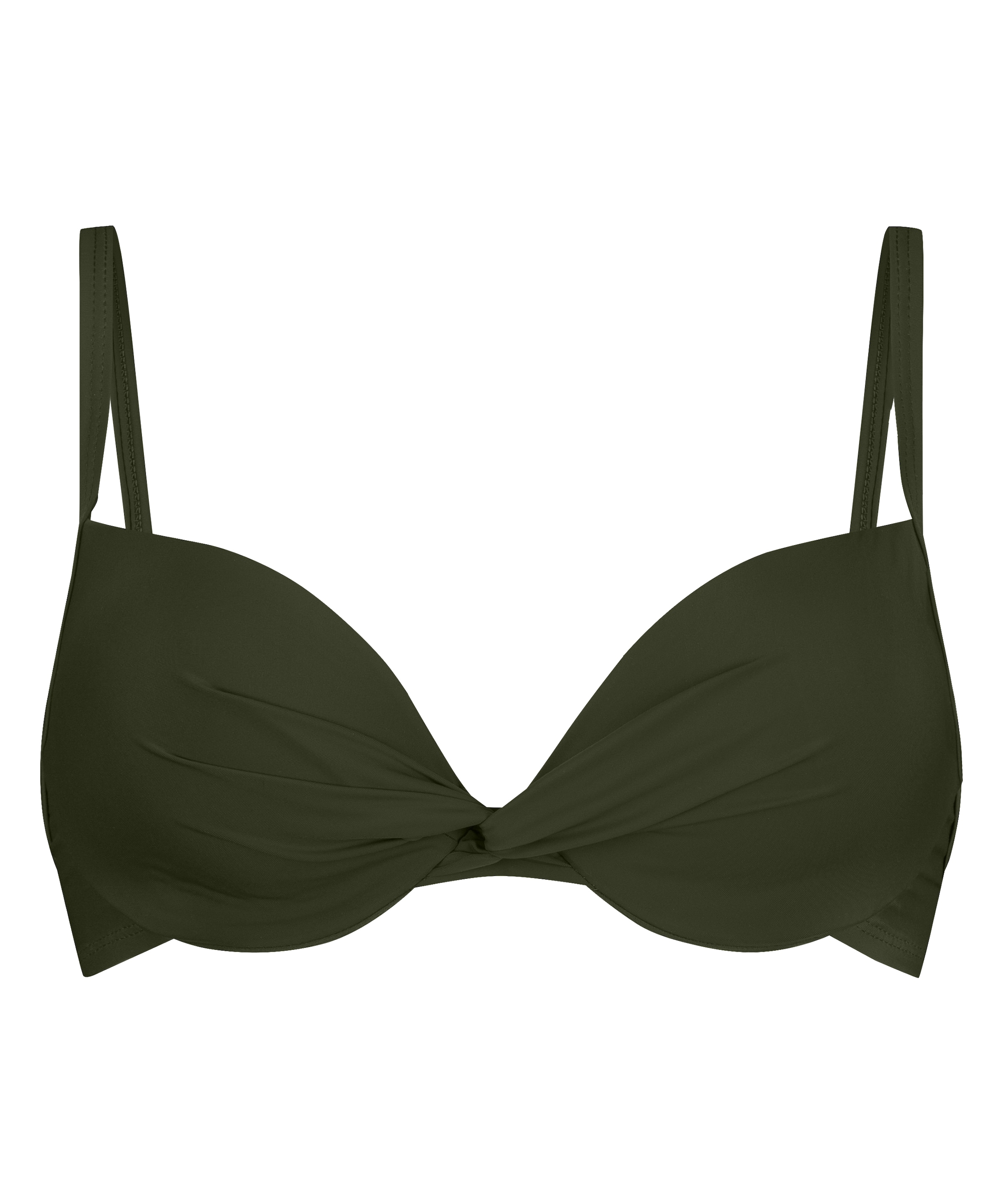 Hunkemöller - Clásico Top de bikini &#x27;Luna&#x27; en verde: frente