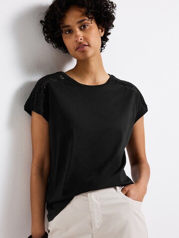 STREET ONE T-Shirt in Schwarz