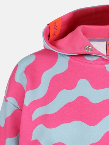 salzhaut Sweatshirt 'Vergnatzt' in Roze