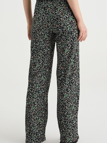 WE Fashion Wide leg Broek in Zwart