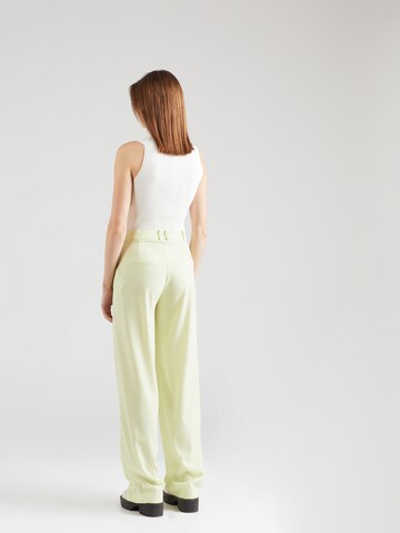 PATRIZIA PEPE Loose fit Pleat-front trousers in Green