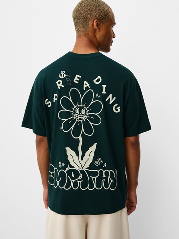 Bershka Shirt in Groen