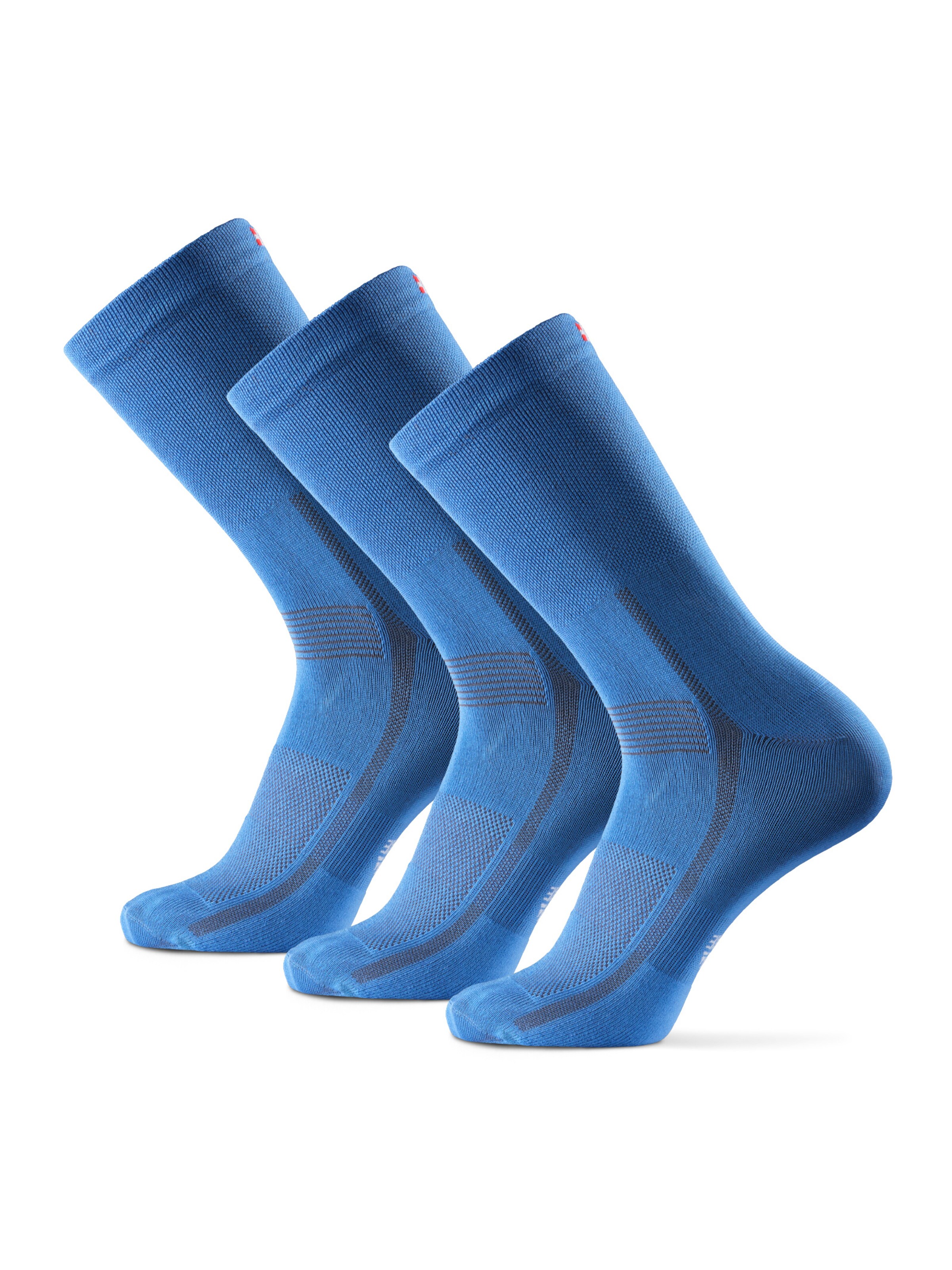 DANISH ENDURANCE Sportsokken 'Aero Cycling Crew' in Blauw: voorkant