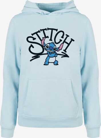 ABSOLUTE CULT Sweatshirt 'Lilo and Stitch - Graffiti Cool' in Blauw: voorkant