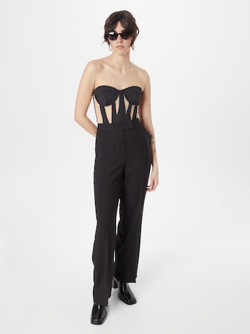 ABOUT YOU Loose fit Pleated Pants 'Marle' in Black