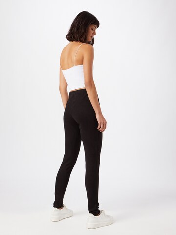 Freequent Skinny Leggingsit 'Lexie' värissä musta