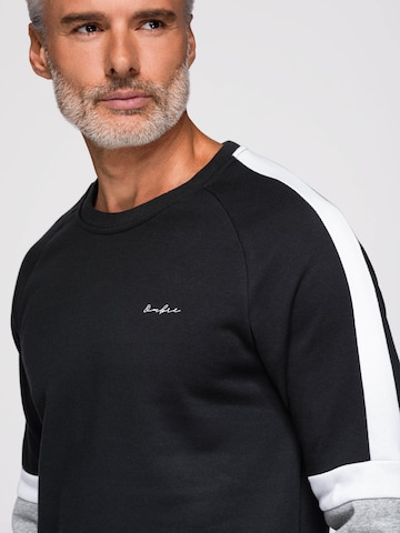 Sweat-shirt Ombre en noir