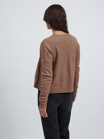 Cardigan 'Ril' VILA en marron