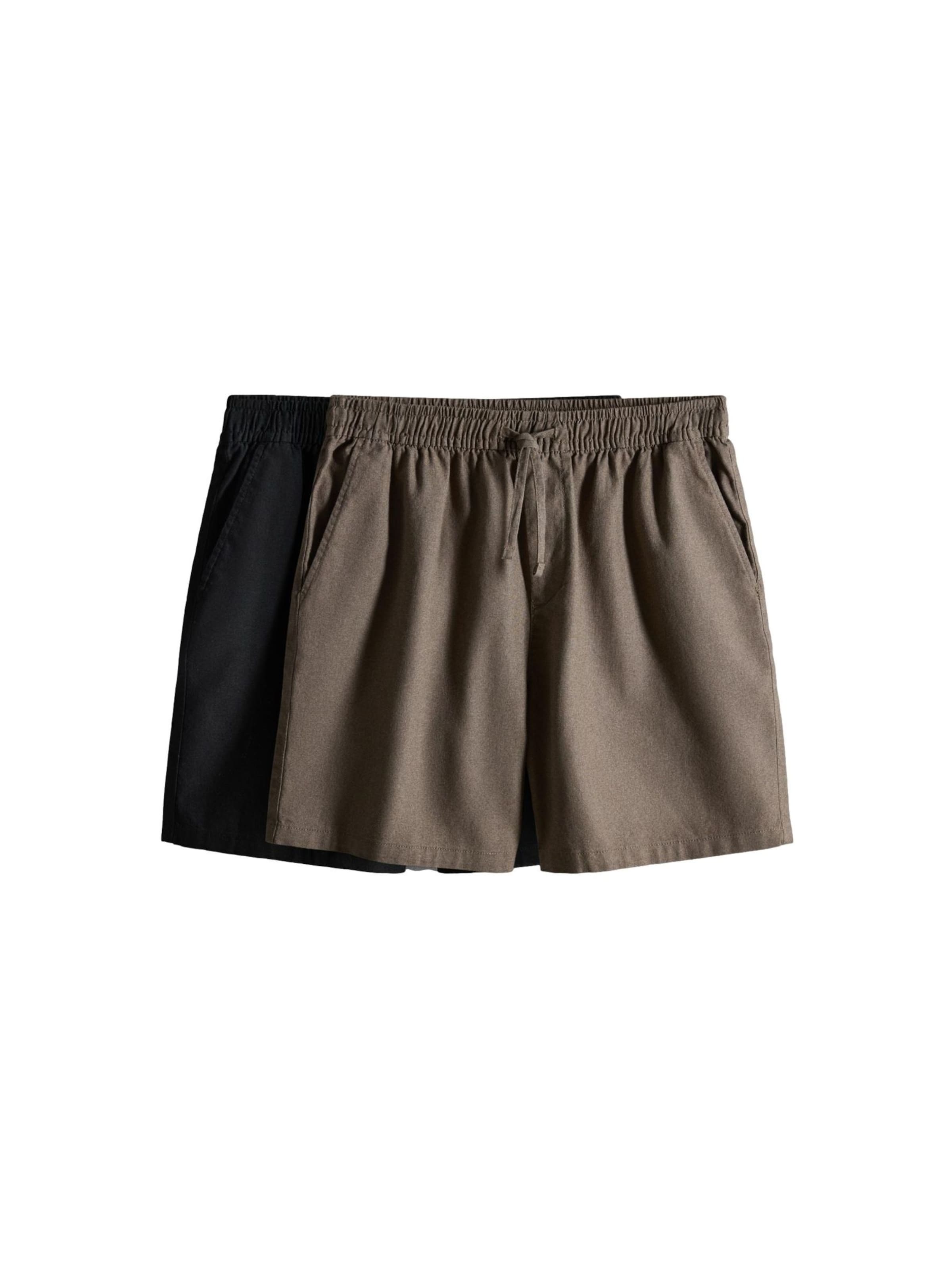 Regular Pantalon The Set en marron : devant