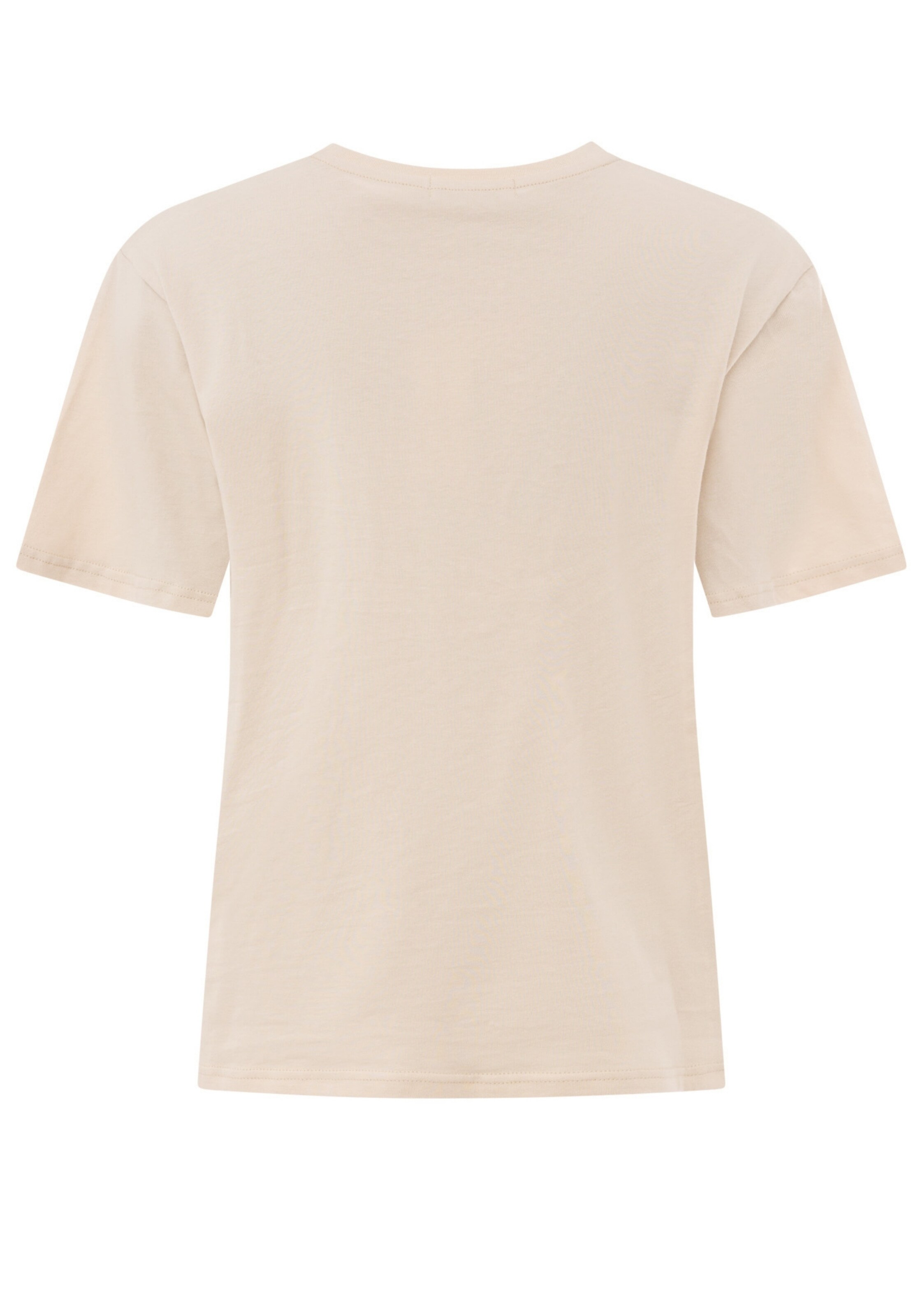 T-shirt Zwillingsherz en beige