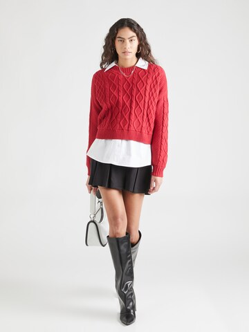 HOLLISTER Sweter w kolorze czerwony