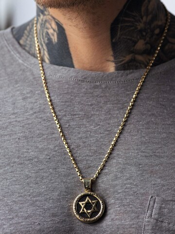 Pendentif 'GWIAZDA DAWIDA  ' REYTEL en jaune