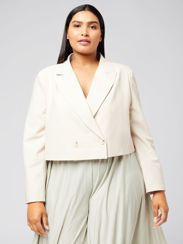 Blazer 'Silvia' Guido Maria Kretschmer Curvy en blanc : devant