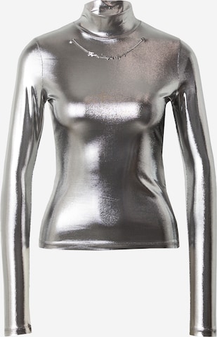 DIESEL Shirt in Silver: front