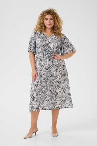 Robe 'Ami' KAFFE CURVE en gris : devant
