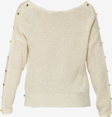 Le Temps Des Cerises Sweater 'SIBEL' in White